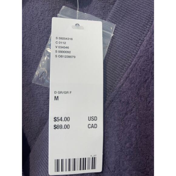 Urban Outfitters‎ Women’s Cropped Cardigan Cozy Soft Sweater Plum Size Medium - Picture 4 of 6